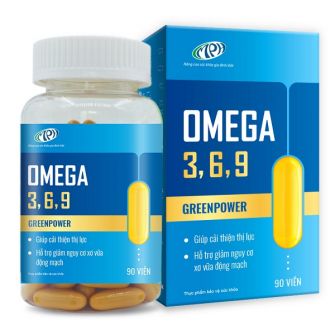 Bổ mắt - Giảm mỡ máu Omega 3.6.9 GreenPower