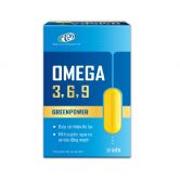 Bổ mắt - Giảm mỡ máu Omega 3.6.9 GreenPower Lọ 30 viên
