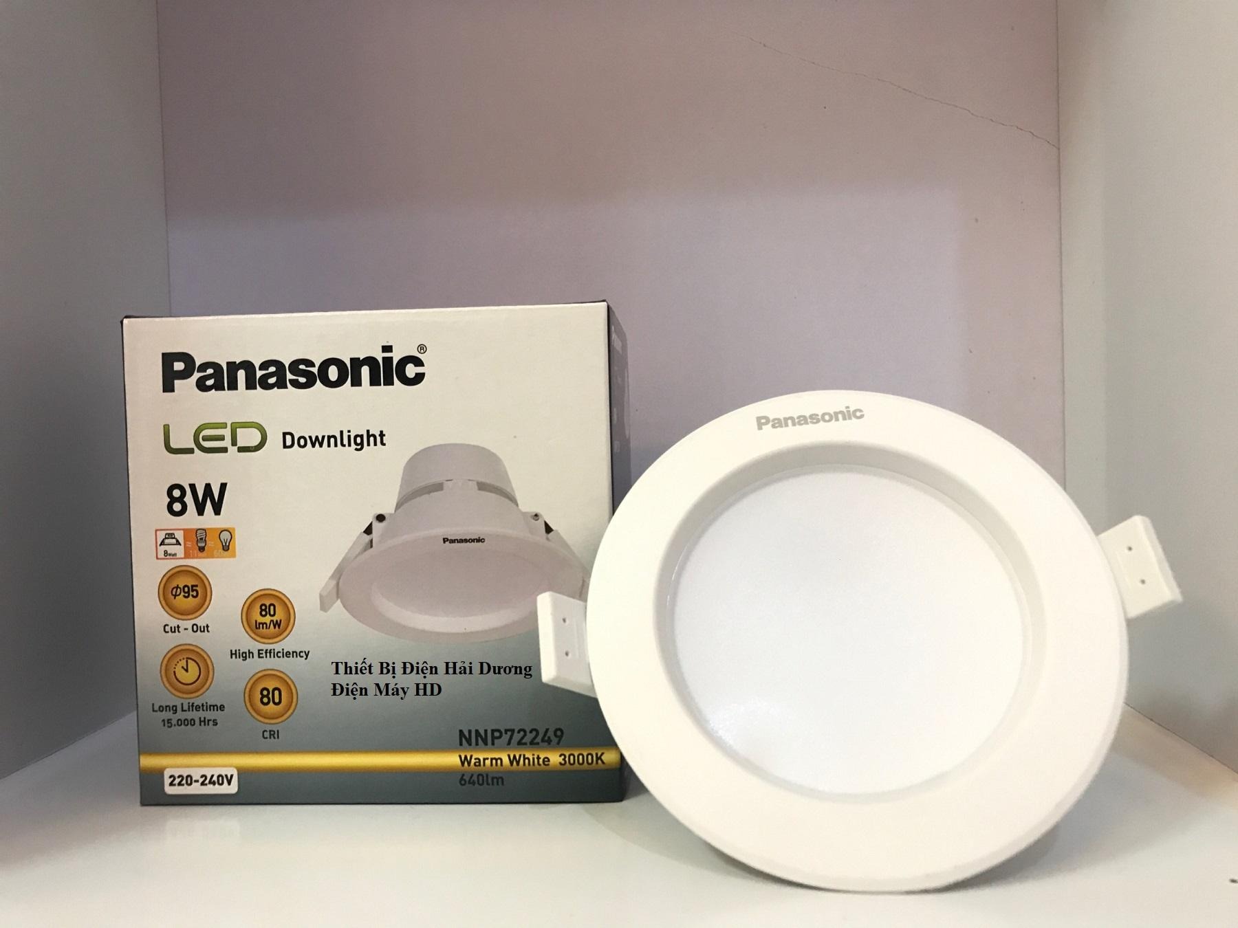 Đèn Panasonic LED Downlight âm trần NNP72249-59 8W (Trắng-Vàng)
