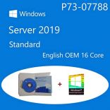 Phần mềm - Software Windows Server Std 2019 64Bit English 1pk DSP OEI DVD 16 Core (P73-07788)