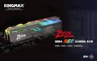 Bộ nhớ trong - Ram Kingmax Zeus RGB 16GB DDR4 3200MHz- KMAXD4RGB16GB3200
