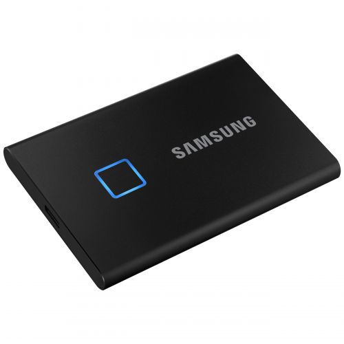 Ổ cứng di động - Portable hard drive SSD Samsung T7 Touch 1TB USB 3.2 Gen 2 - Đen (MU-PC1T0K)