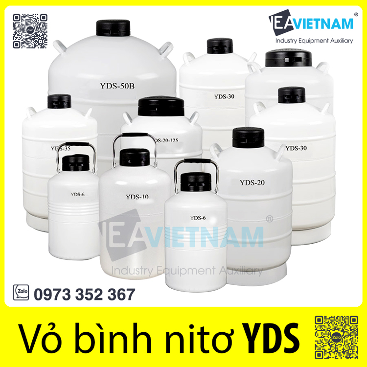 Bình nitơ lỏng / Vỏ bình nitơ lỏng YDS 2L 3L 6L 10L 15L 20L 30L 35L 50L / Bình chứa ni tơ lỏng