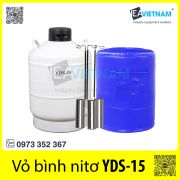 Bình Nitơ lỏng YDS-15 | Vỏ bình nito lỏng 15L | Bình chứa khí nito lỏng 15 Lít