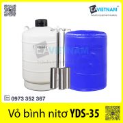 Bình Nitơ lỏng YDS-35 | Vỏ bình nito lỏng 35L | Bình chứa khí nito lỏng 35 Lít