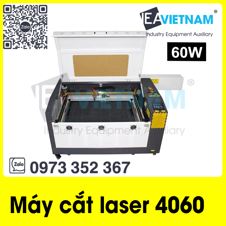 Máy cắt laser 6040 /Máy khắc laser CO2 6040 60W/ Máy cắt laser 4060 60W / Máy cắt mica / Máy cắt gỗ