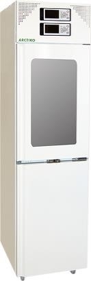 Tủ lạnh combi, 2 dải nhiệt độ, cửa kính buồng mát, 161/161 lít LFFG 270 ARCTIKO