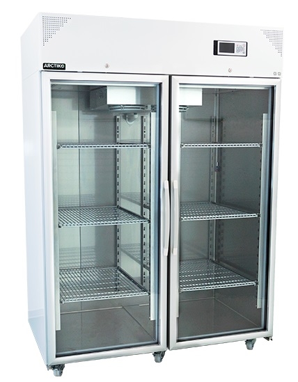 Tủ lạnh âm từ -10oC đến -23oC, 1381 lít, loại đứng, cửa kính, 2 cánh PF 1400 ARCTIKO