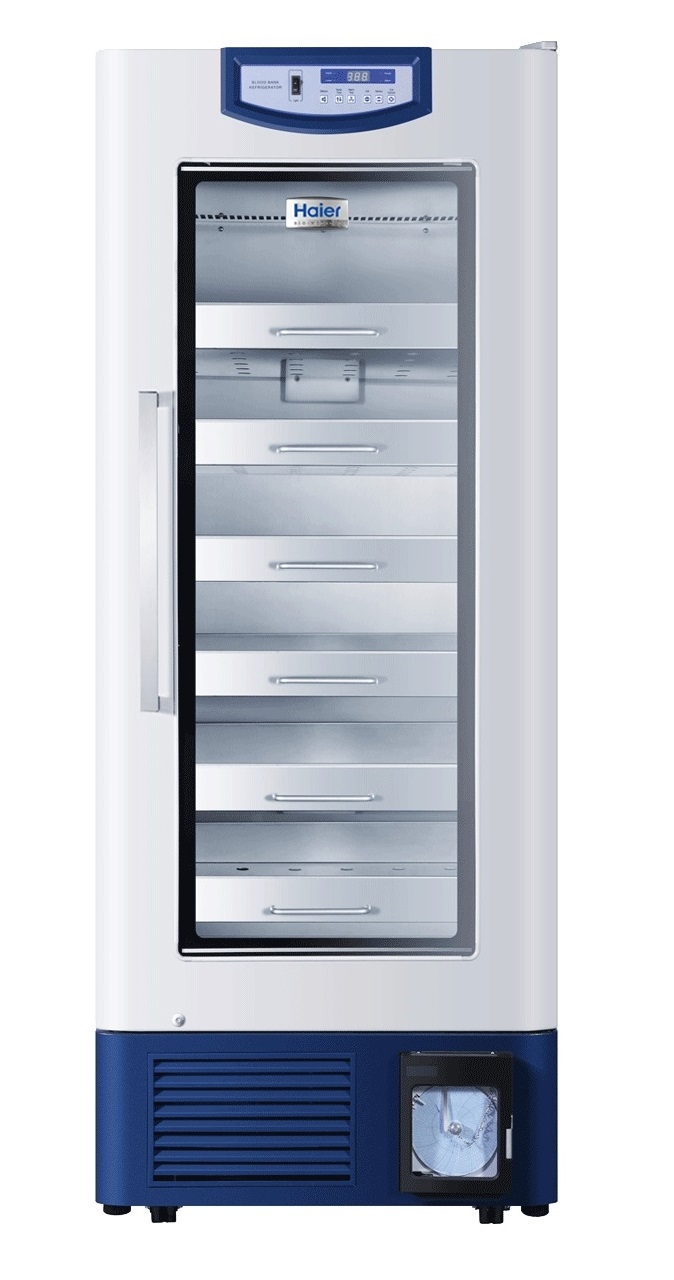 Tủ lạnh trữ máu chuyên dụng 608 lít có bộ ghi nhiệt độ, kiểu ngăn kéo Haier HXC-608B