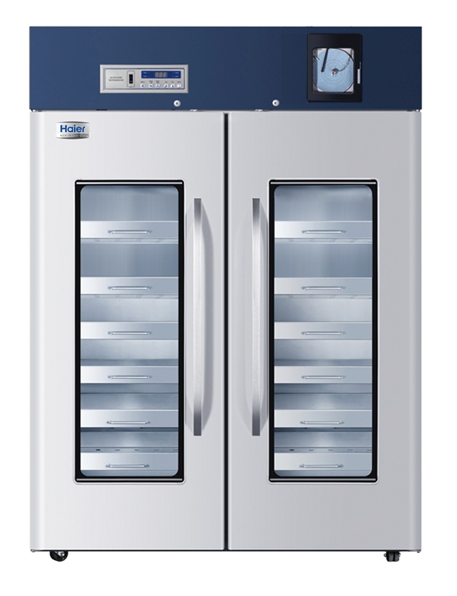 Tủ lạnh trữ máu chuyên dụng 1308 lít có bộ ghi nhiệt độ, kiểu ngăn kéo Haier HXC-1308B