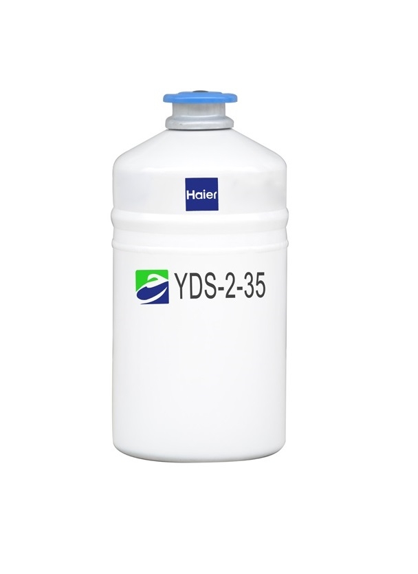 Binh đựng nitơ lỏng bảo quản mẫu lạnh 2 lít Haier YDS-2-35