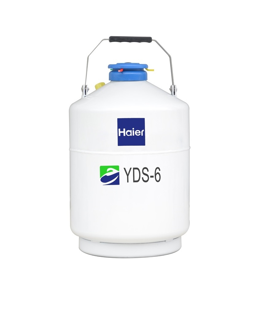 Binh đựng nitơ lỏng bảo quản mẫu lạnh 6 lít HAIER YDS-6