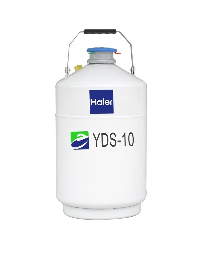 Binh đựng nitơ lỏng bảo quản mẫu lạnh 10 lít HAIER YDS-10