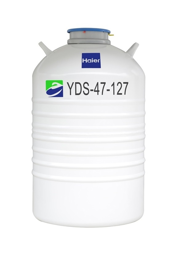 Binh đựng nitơ lỏng bảo quản mẫu lạnh 47 lít HAIER YDS-47-127