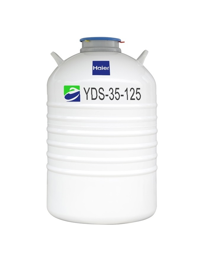 Binh đựng nitơ lỏng bảo quản mẫu lạnh 35 lít HAIER YDS-35B-125