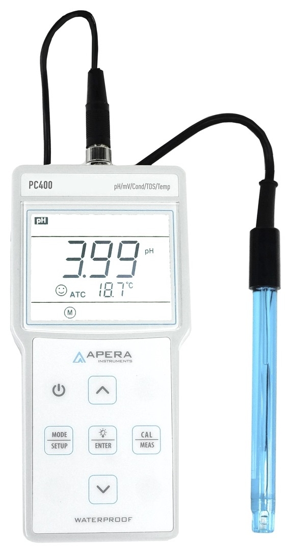 Máy đo pH/độ dẫn/TDS/mV/nhiệt độ cầm tay Apera