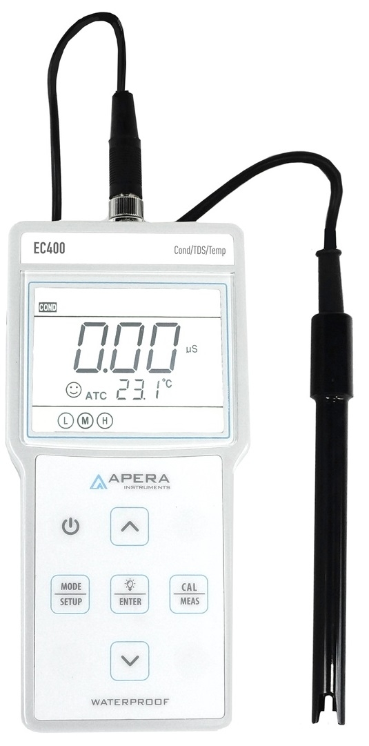 Máy đo độ dẫn/TDS/nhiệt độ cầm tay Apera
