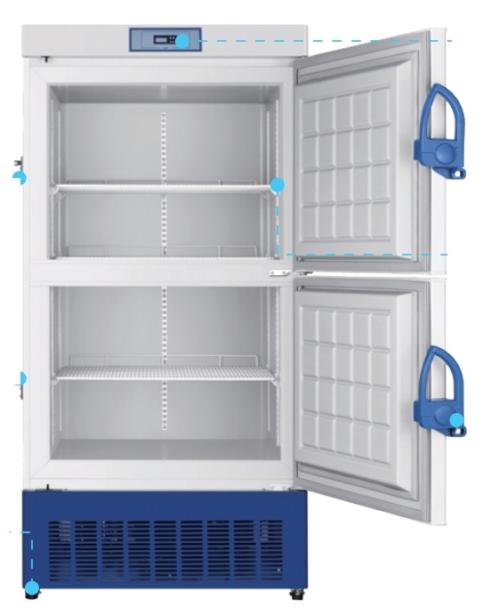 Tủ lạnh âm -30oC 531 lít (kiểu đứng, 2 cánh) DW-30L528D Haier Biomedical
