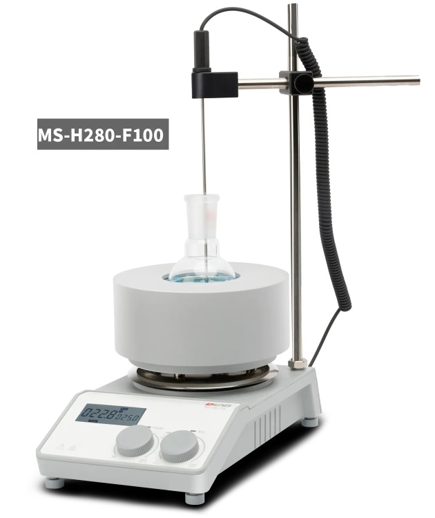 Máy khuấy từ gia nhiệt bình cầu 100ml (Bếp đun bình cầu 100ml khuấy từ) MS-H280-F100 DLAB