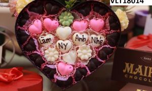 Bán buôn socola Valentine khắc chữ mẫu đẹp, giá rẻ | MAIKA CHOCOLATE