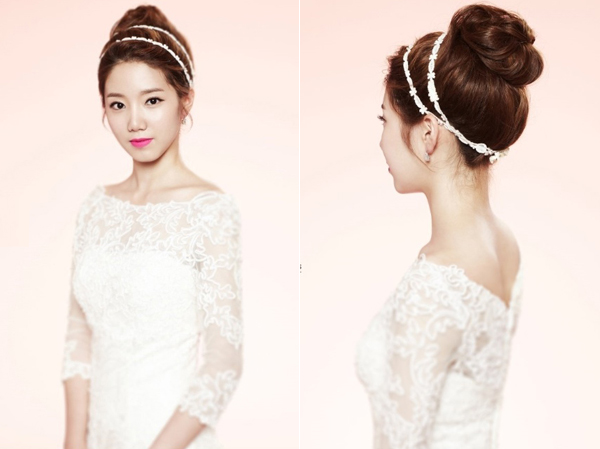 10+ mẫu búi tóc cô dâu đơn giản nhưng sang trọng - Lucky Anh & Em