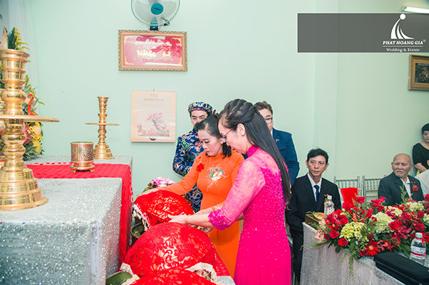 trình tự cơ bản trong lễ cưới truyền thống