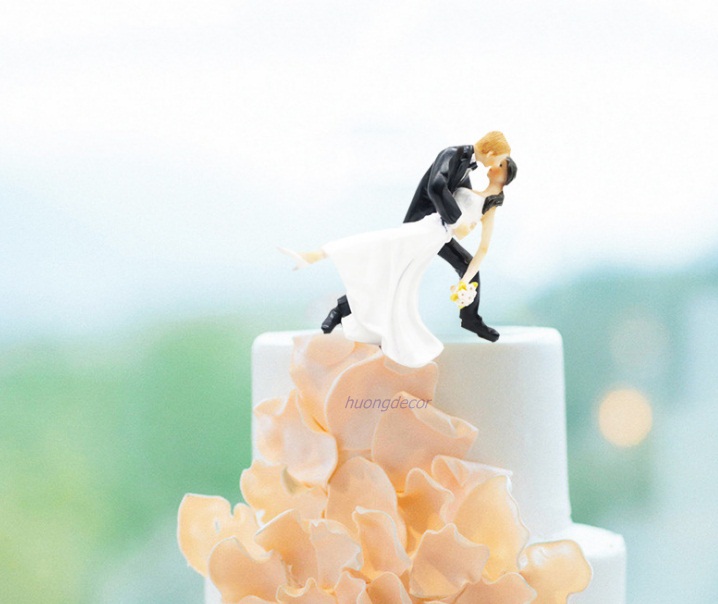 topper trang trí bánh cưới (mẫu 3)