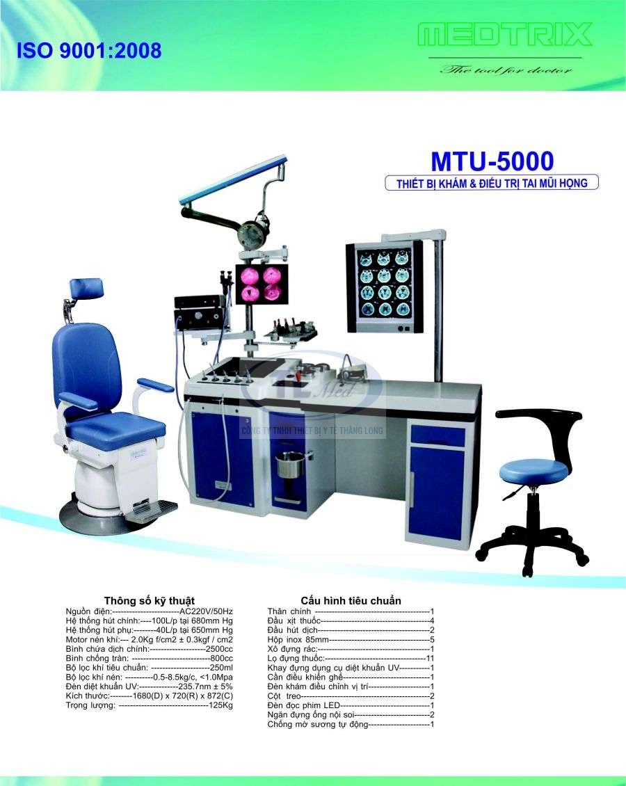 Hệ thống khám điều trị TMH Medtrix