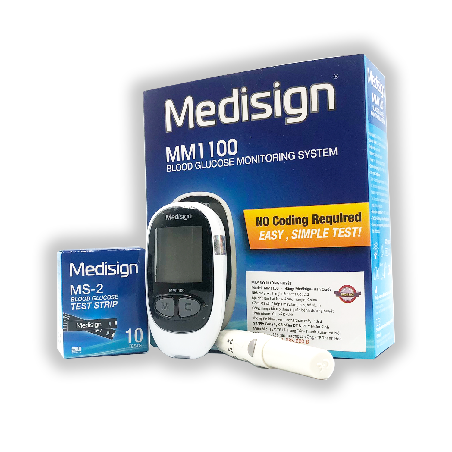 Máy đo đường huyết Medisign MM1000