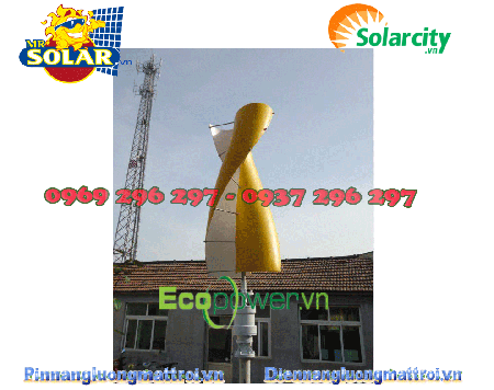Tua bin gió solarcity 600W 12V/24V