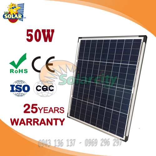 Tấm pin năng lượng mặt trời Poly Solacity 50W
