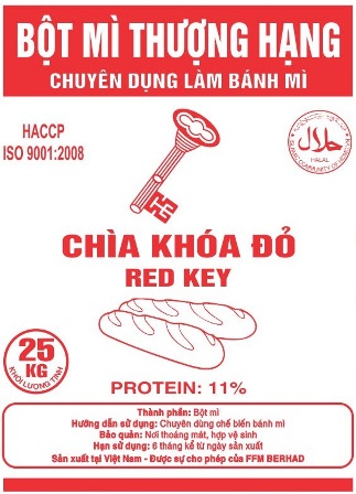 Red Key 25 - label resize