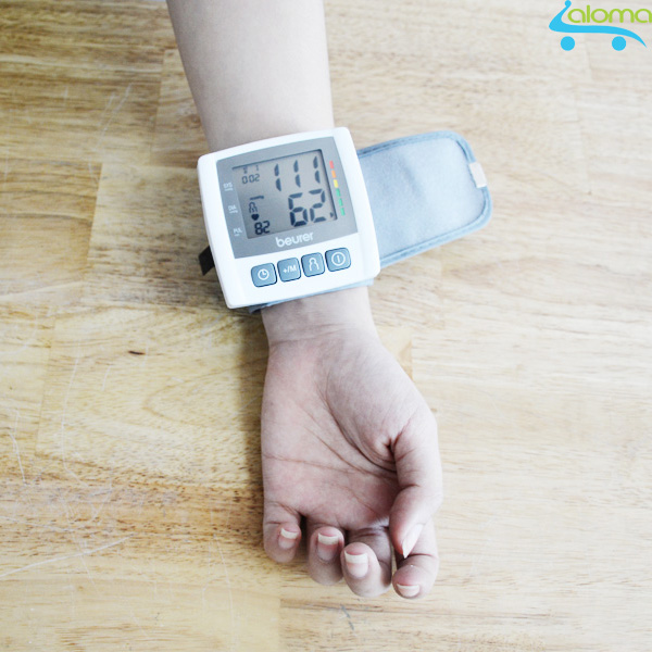 Máy đo huyết áp cổ tay Beurer BC30 đạt chuẩn WHO đo huyết áp đo nhịp tim cảnh bảo rối loạn gia dụng aloma