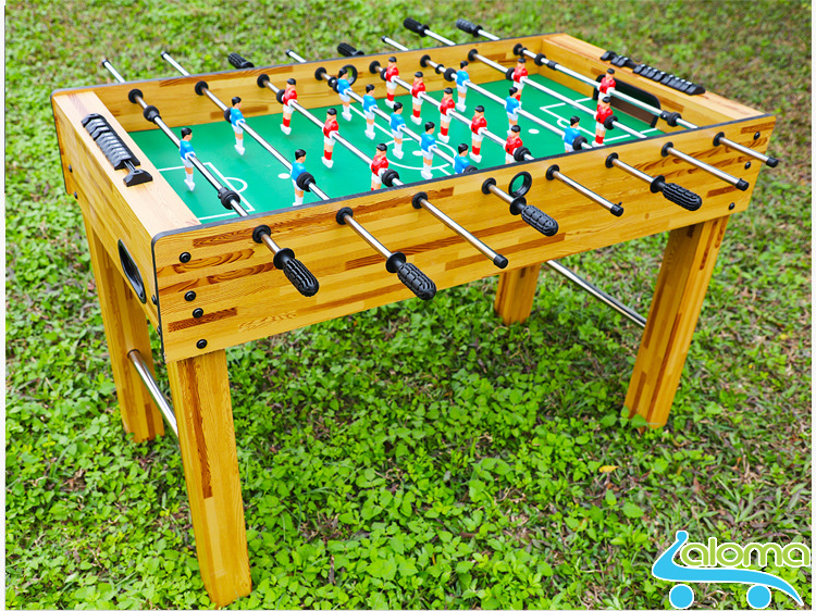 Đồ chơi bàn bi lắc 8 tay cầm bằng gỗ ⚡ Bàn bóng đá mini Table Top Football TTF-120 ⚡ Kích thước 120x60x80cm gia dụng aloma
