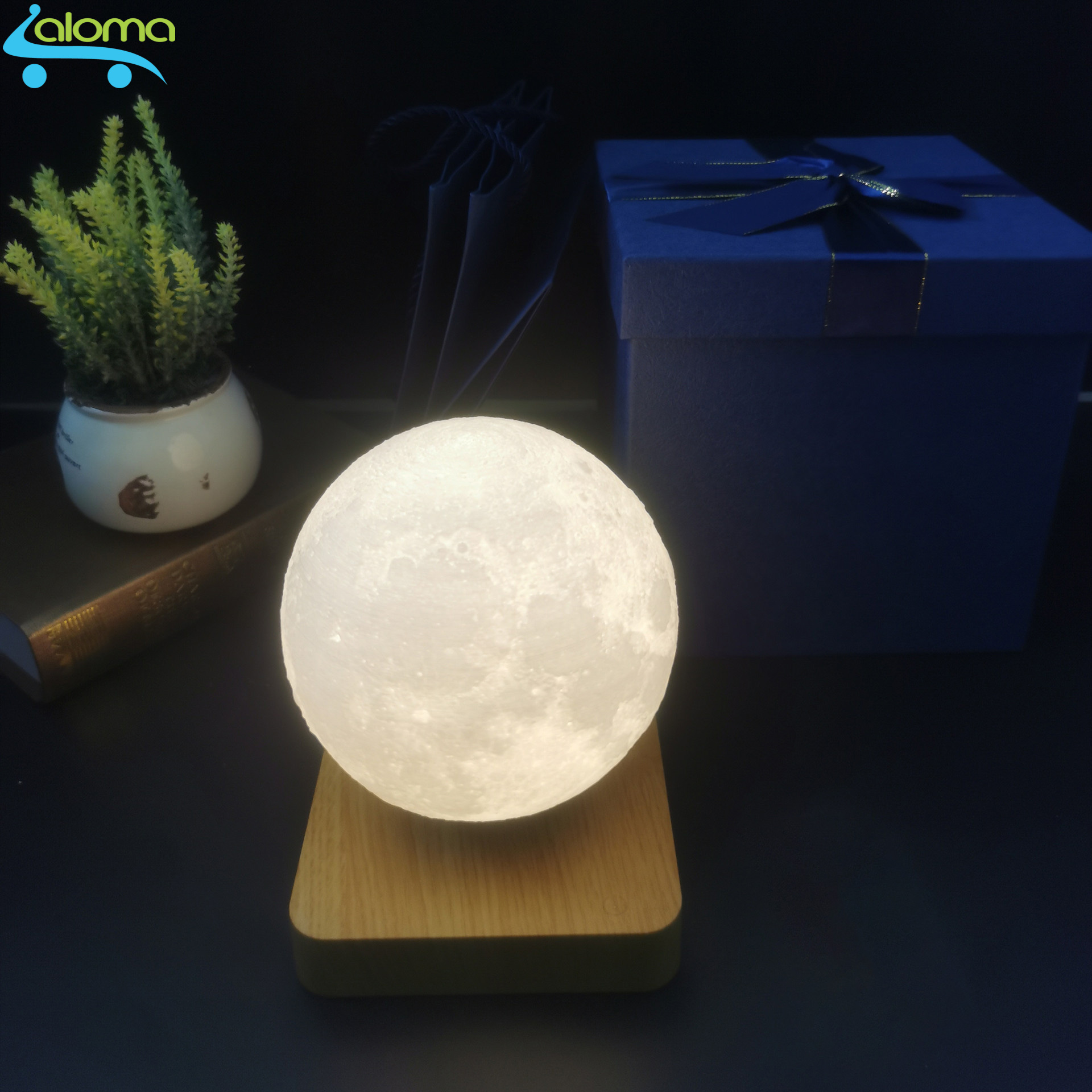 Đèn mặt trăng bay lơ lửng Moonroor M11 cỡ lớn để phòng khách phòng ngủ bàn làm việc sang trọng gia dụng aloma
