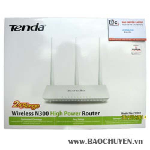 Bộ phát sóng Wifi Tenda 3 râu xuyên tường - FH303