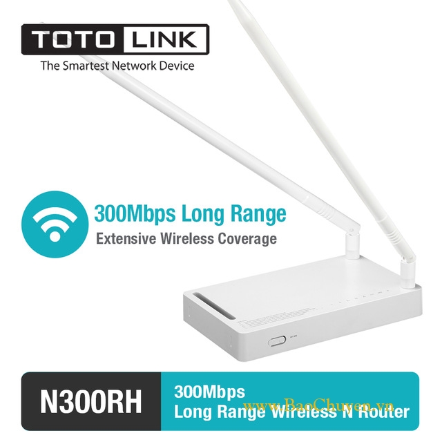 Bộ phát WiFi Totolink N300RH - Sóng khỏe, xuyên tường tốt