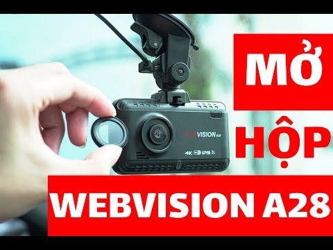 Camera hành trình 4K Wifi | Webvision A28 cảnh báo giới hạn tốc độ
