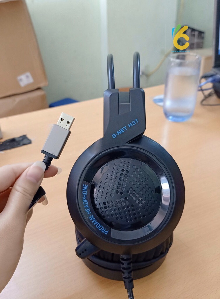 Tai nghe vi tính Gnet H3T 7.1 có mic, có led, cổng USB