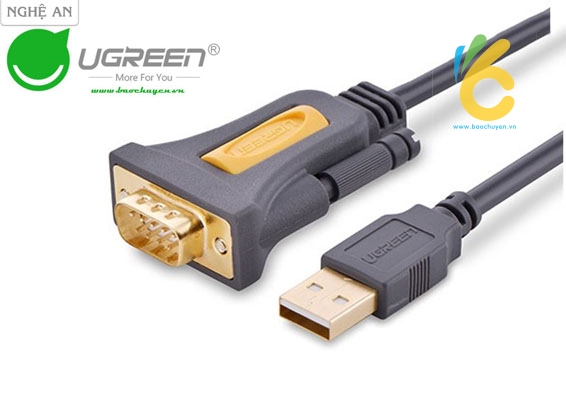 Cáp USB to Com RS232 DB9 chính hãng Ugreen Nghệ An