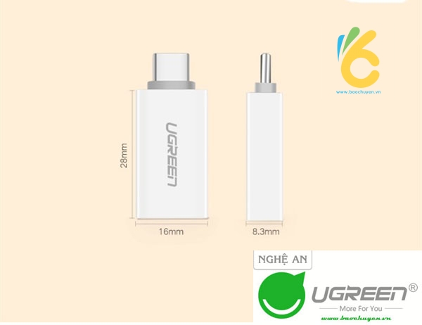 Đầu chuyển USB -C sang USB 3.0 chính hãng Ugreen Nghệ An