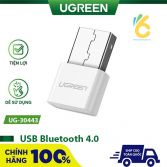 USB Bluetooth 4.0 Ugreen cao cấp màu trắng Ugreen UG-30443