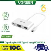 Cáp chuyển USB Type C sang HDMI VGA Ugreen UG-30843