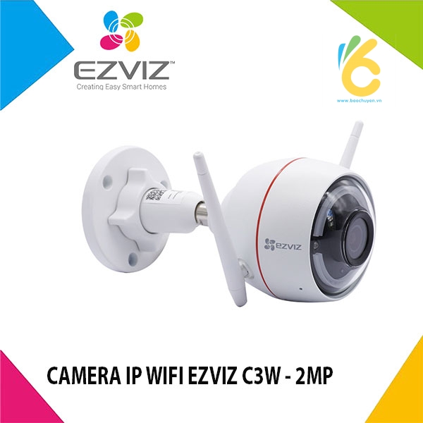 Camera 2M IP Wifi Ngoài Trời Ezviz C3W có đèn, có còi báo động
