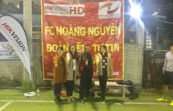 Hoàng Nguyễn tham gia giải bóng đá Hikvision Cúp 2017