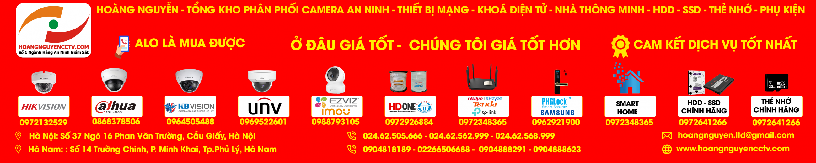 Hoàng Nguyễn CCTV - Số 1 Ngành hàng an ninh giám sát