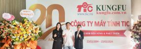 Hoàng Nguyễn CCTV mừng kỷ niệm 20 năm thành lập Công Ty Máy Tính TIC