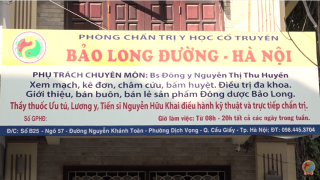 PHÒNG CHẨN TRỊ YHCT BẢO LONG ĐƯỜNG - NGUYỄN KHÁNH TOÀN - HN