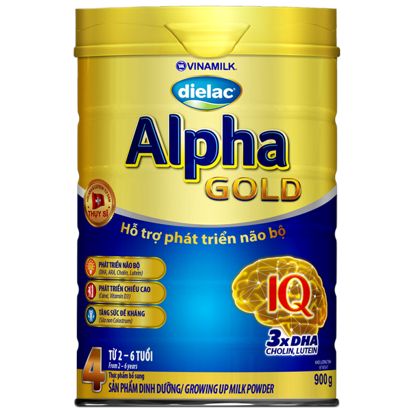 SỮA BỘT DIELAC ALPHA GOLD STEP 4 - HỘP THIẾC 900G