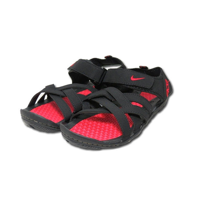 Giày sandal nam đỏ đen GSD001